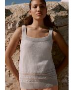 Dames topje breien - Lana Grossa Cotton Wool breipakket | hobbygigant.nl