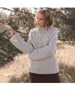 Damestrui Ava top-down breien - Novita Isoveli breipakket