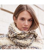 Gerstekorrel colsjaal breien - Lana Grossa breipakket | hobbygigant.nl