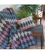 Mozaïek deken en kussen Wieber breien - Hobby Gigant breipakket | hobbygigant.nl