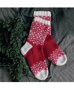 Ulrika Kerst sokken breien - Novita breipakket | hobbygigant.nl