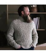 Herentrui Ilta met kabels breien - Novita breipakket