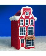 Kerstdorp haken het Rode grachtenpand - Mr. Cey haakpakket