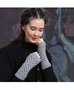Handwarmers met zigzag motief breien - Lang Yarns breipakket | hobbygigant.nl