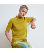 Korte mouwen truitje Nieves breien - Lang Yarns breipakket | hobbygigant.nl