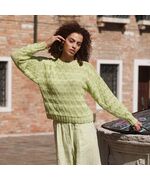 Damestrui met zigzag patroon breien - Lang Yarns breipakket | hobbygigant.nl