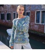 Katoenen damestrui April breien - Lang Yarns breipakket | hobbygigant.nl