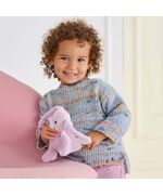 Kindertrui met spikkels breien - Lana Grossa breipakket | hobbygigant.nl