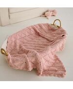 Babydekentje met driehoek motief breien - Lana Grossa breipakket | hobbygigant.nl