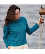 Basic damestrui voor de zomer breien - Lana Grossa Ecopuno breipakket | hobbygigant.nl