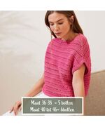 Dames zomertop breien - Lana Grossa Summer Softness breipakket
