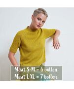 Korte mouwen truitje Nieves breien - Lang Yarns breipakket