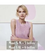 Damestopje Nuria haken - Lang Yarns haakpakket