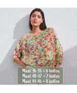 Zomertrui voor dames breien - Lana Grossa Gelato breipakket