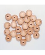 Houten kralen 12 mm - 22 stuks | hobbygigant.nl