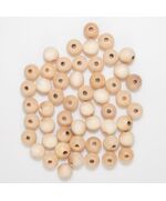 Houten kralen 8 mm - 50 stuks | hobbygigant.nl