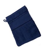 washand borduurrand donkerblauw