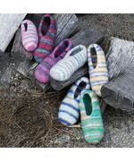 Sloffen breien en vilten - Viltgaren pakket en gratis patroon