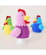 Eierwarmers Kipjes haakpatroon | hobbygigant.nl
