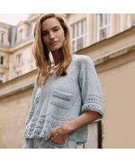 Zomertruitje met zakken breien - Lana Grossa Bella breipakket | hobbygigant.nl