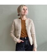 Damesvest Anker breien - PetiteKnit breipakket met breipatroon