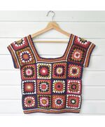 Zomertop met granny squares haken - Hobby Gigant haakpatroon