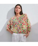 Zomertrui voor dames breien - Lana Grossa Gelato breipatroon | hobbygigant.nl