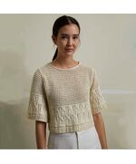 Luchtige zomertop breien - Lang Yarns Baby Cotton breipakket | hobbygigant.nl