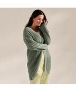 Lang damesvest haken - Lana Grossa Sottile haakpatroon | hobbygigant.nl