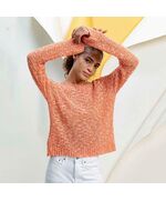 Zomertruitje Lotus voor dames breien - Lang Yarns breipakket | hobbygigant.nl