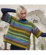 Damestruitje met korte mouwen haken - Lang Yarns Move haakpakket