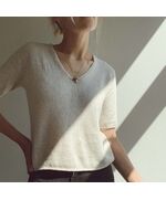 T-shirt Kumulus Tee breien - Petite Knit breipakket | hobbygigant.nl