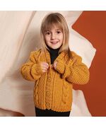 Kindervest met kabels breien - Lang Yarns breipakket