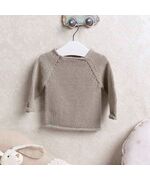 Katoenen babytruitje in gerstekorrel breien - Lang Yarns breipakket | hobbygigant.nl