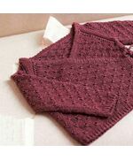 Baby wikkelvestje met ajourpatroon breien - Lang Yarns breipakket | hobbygigant.nl