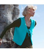 Dames gilet breien - Lang Yarns Memory breipakket | hobbygigant.nl