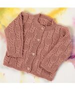 Katoenen babyvestje met kabels breien - Lang Yarns breipakket | hobbygigant.nl