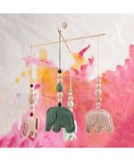 Babymobiel met olifantjes haken - Lang Yarns Baby Cotton haakpakket | hobbygigant.nl