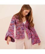 Gekleurd damesvest haken - Lana Grossa haakpakket | hobbygigant.nl