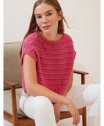 Dames zomertop breien - Lana Grossa Summer Softness breipakket | hobbygigant.nl