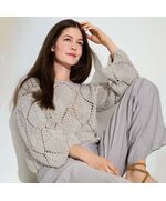 Damestrui met wiebrpatroon breien - Lana Grossa breipatroon | hobbygigant.nlDamestrui met wiebrpatroon breien - Lana Grossa breipatroon | hobbygigant.nl