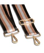 Verstelbare schouderband gestreept met musketonhaken - 40 x 135 cm gestreept | hobbygigant.nl