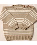 Gestreept kindertruitje Leif breien - Lang Yarns breipakket | hobbygigant.nl