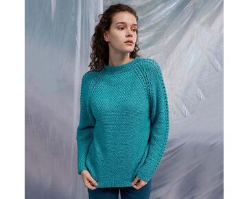 Damestrui Bess breien - Lang Yarns Fortuna breipakket | hobbygigant.nl