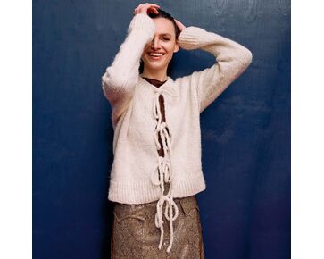 Damesvest Eloise breien - Lang Yarns breipakket | hobbygigant.nl