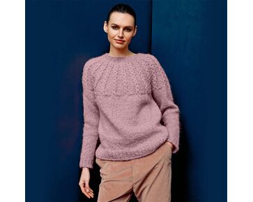 Damestrui Claire top down breien - Lang Yarns breipakket | hobbygignt.nl