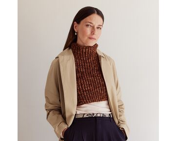 Warme col sjaal breien - Lana Grossa breipakket | hobbygigant.nl