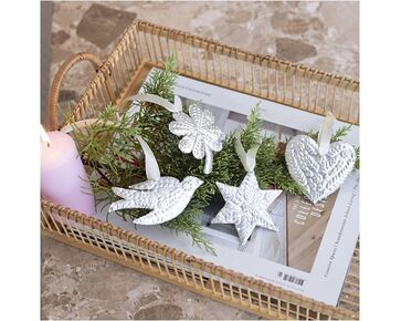 Zilverkleurige kerstdecoraties maken - mini hobbyset Creativ Company | hobbygigant.nl