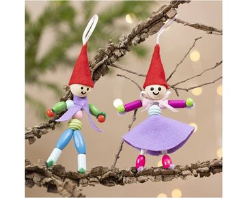 Kerstkabouters knutselen - mini hobbyset Creative Company | hobbygigant.nl