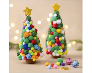 Kerstbomen knutselen - mini hobbyset Creative Company | hobbygigant.nl
